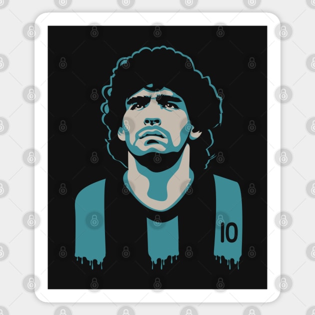 Diego Maradona Sticker by StripTees